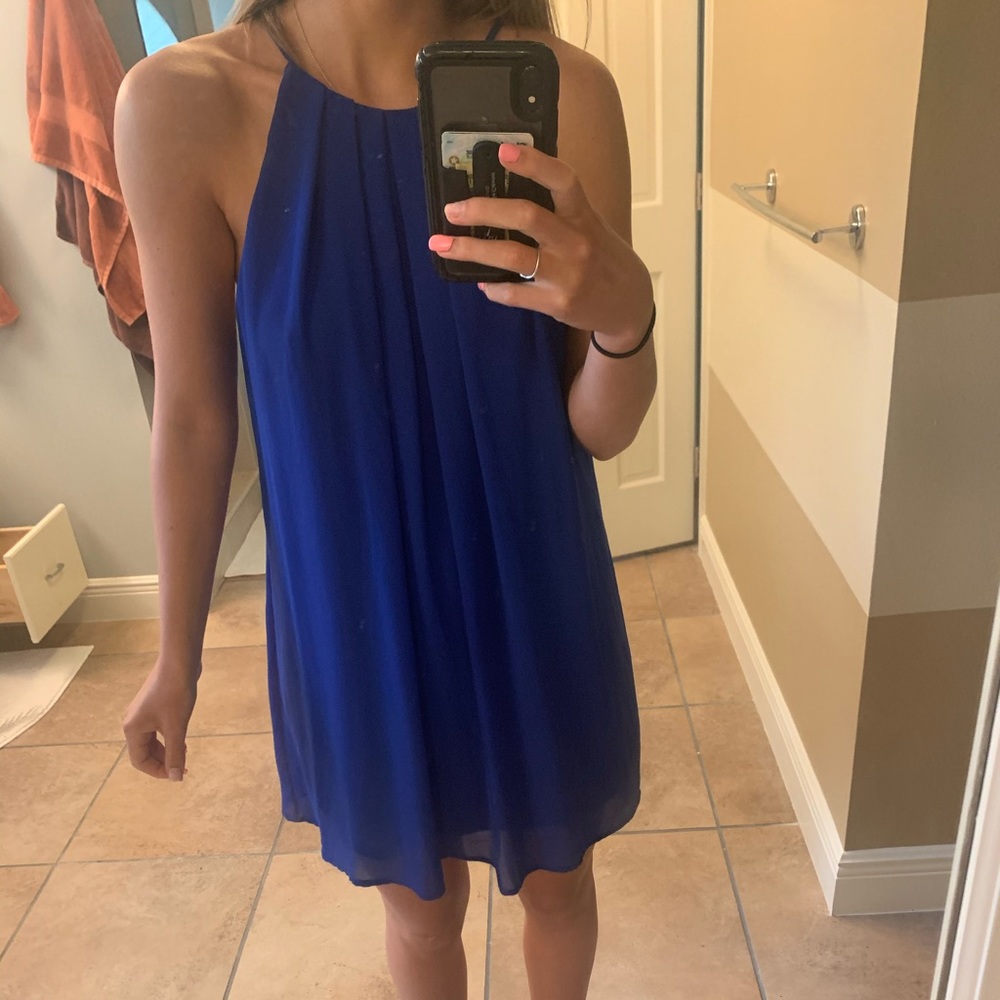 Blue dress